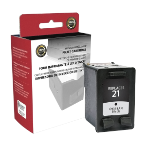 Peak Performance Remanufactured Black Inkjet Cartridge for HP C9351AN (HP 21)