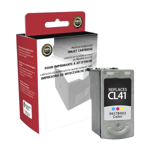 Peak Performance Remanufactured Tri-Color Inkjet Cartridge for Canon CL-41