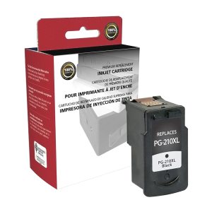 Peak Performance Remanufactured High-Yield Black Inkjet Cartridge for Canon PG-210XL