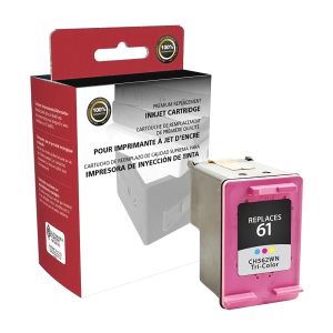 Peak Performance Remanufactured Tri-Color Inkjet Cartridge for HP CH562WN (HP 61)