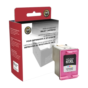 Peak Performance Remanufactured High-Yield Tri-Color Inkjet Cartridge for HP CH564WN (HP 61XL)