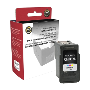 Peak Performance Remanufactured High-Yield Tri-Color Inkjet Cartridge for Canon CL-241XL