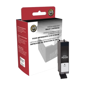 Peak Performance Remanufactured Black Inkjet Cartridge for Canon PGI-250