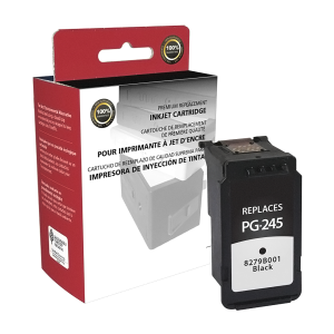 Peak Performance Remanufactured Black Inkjet Cartridge for Canon PG-245