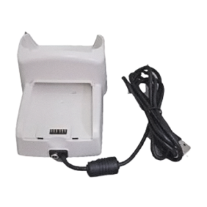 Unitech 5000-605477G Single-Slot USB Cradle with Battery Slot for PA520 Healthcare (Antimicrobial)