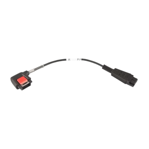 Zebra Short Headset Adapter Cable CBL-NGWT-AUQDST-01 for WT6000