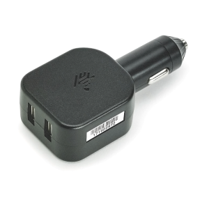 Zebra 2-Port USB Cigarette Lighter Adapter CHG-AUTO-USB1-01 for TC5X & ZQ3