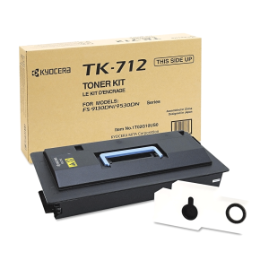 Kyocera Black Toner Cartridge TK712 (4-Pack)